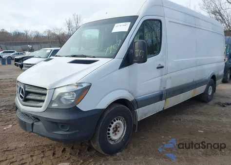 2016 Mercedes-Benz Sprinter 2500 High Roof/High Roof from USA, damaged, VIN WD3PE8DD9GP247797